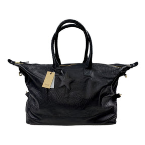 Hush Black Leather Gabby Weekend Bag