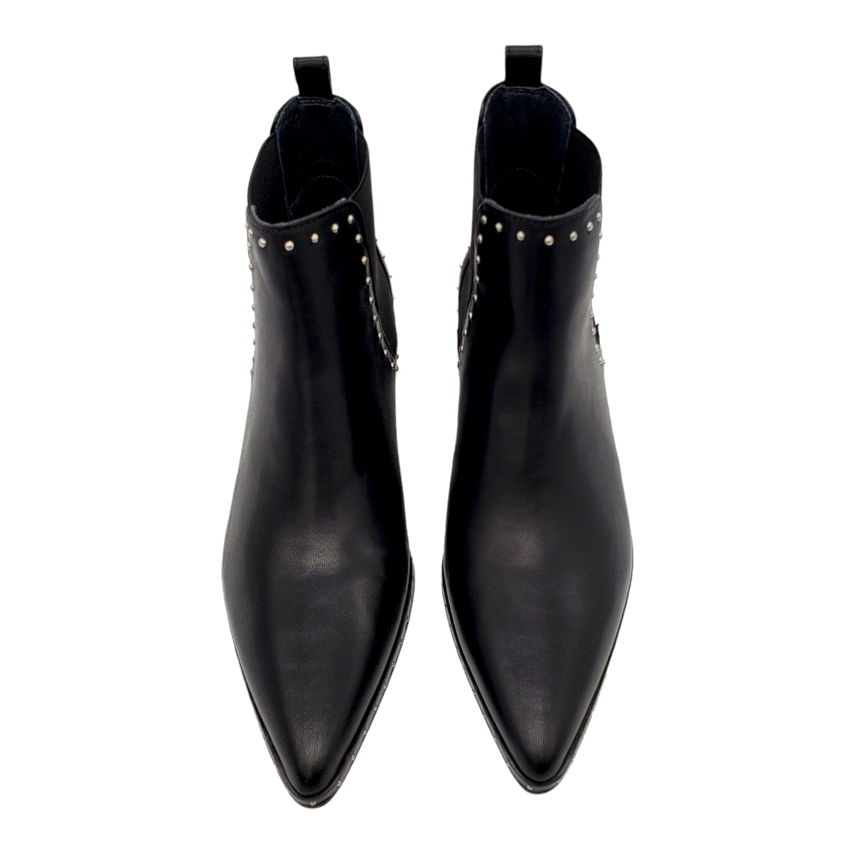 Hush Black/Silver Whitby Ankle Boots
