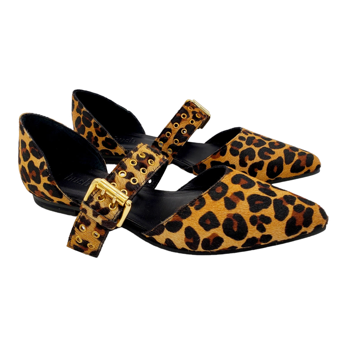 Hush Leopard Stamford Pumps