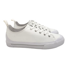 Hush White Dalmore Leather Trainers