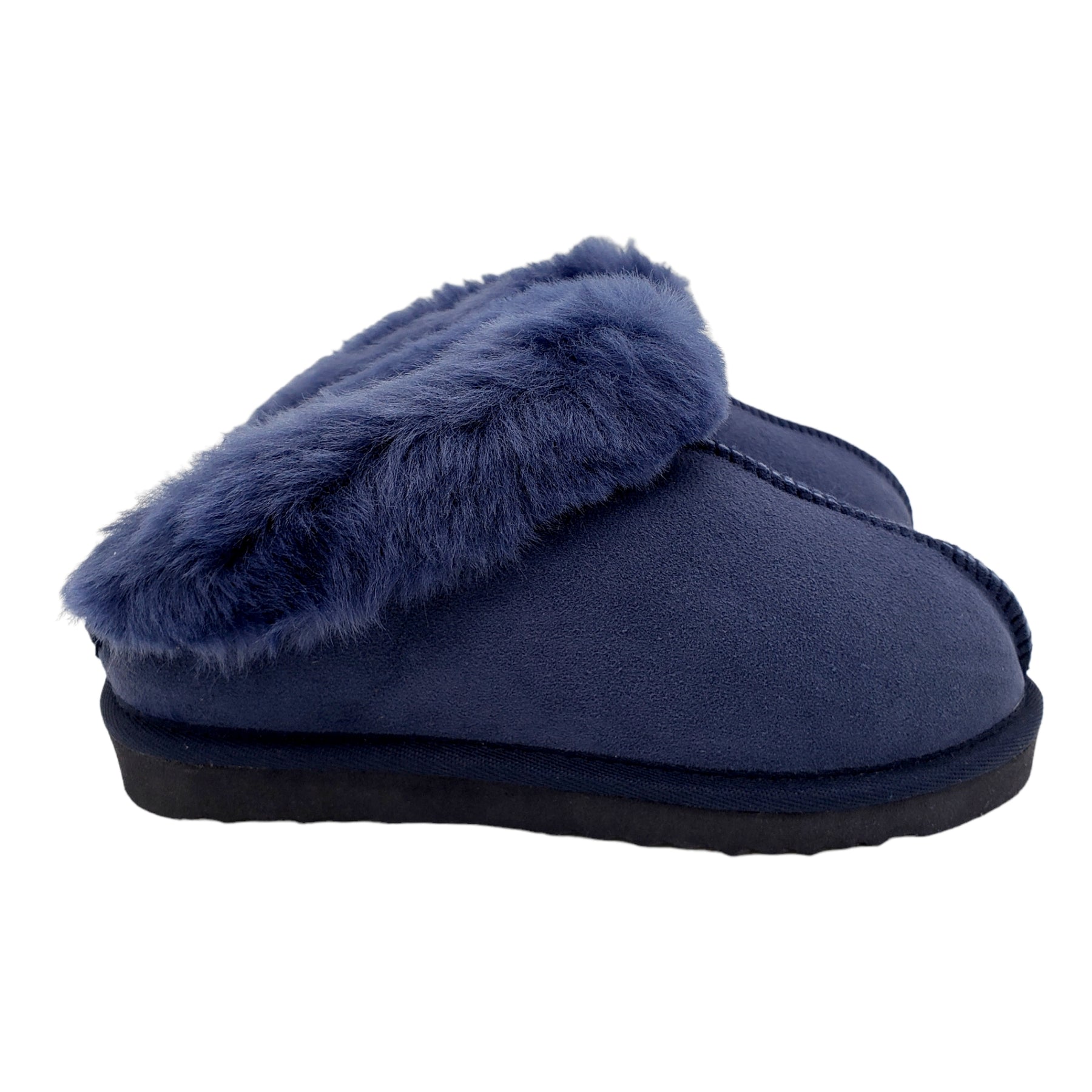 Hush Blue Sheepskin Snug Slippers