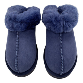 Hush Blue Sheepskin Snug Slippers