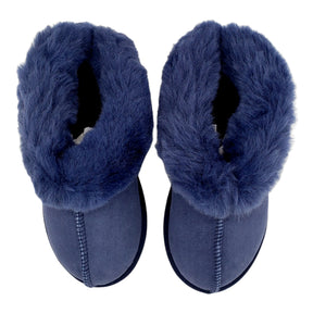 Hush Blue Sheepskin Snug Slippers