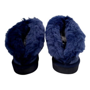 Hush Blue Sheepskin Snug Slippers