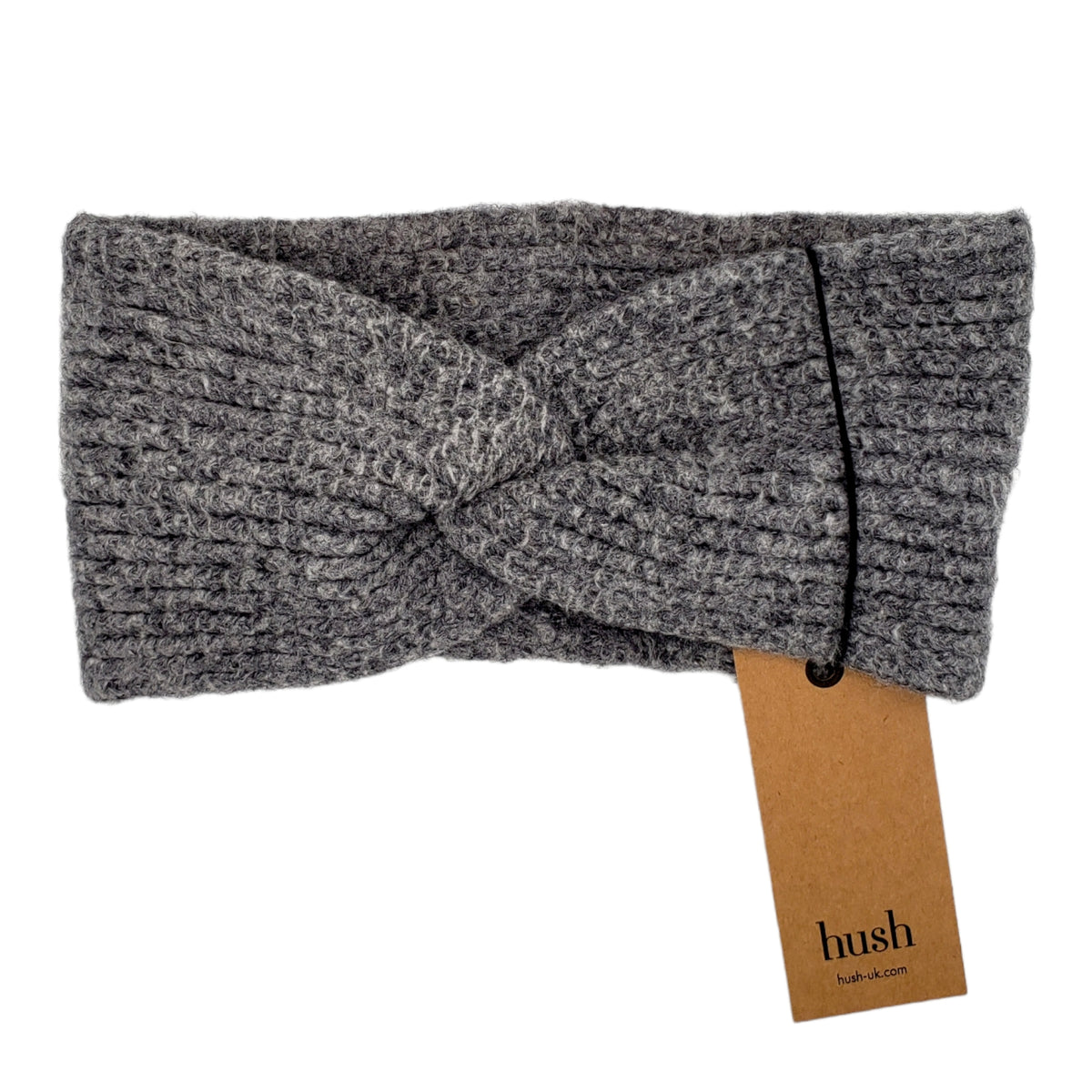 Hush Grey Marl Knitted Headband