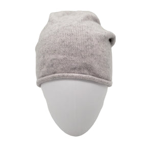 Hush Grey Marl Cashmere Beanie