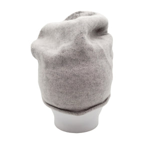 Hush Grey Marl Cashmere Beanie