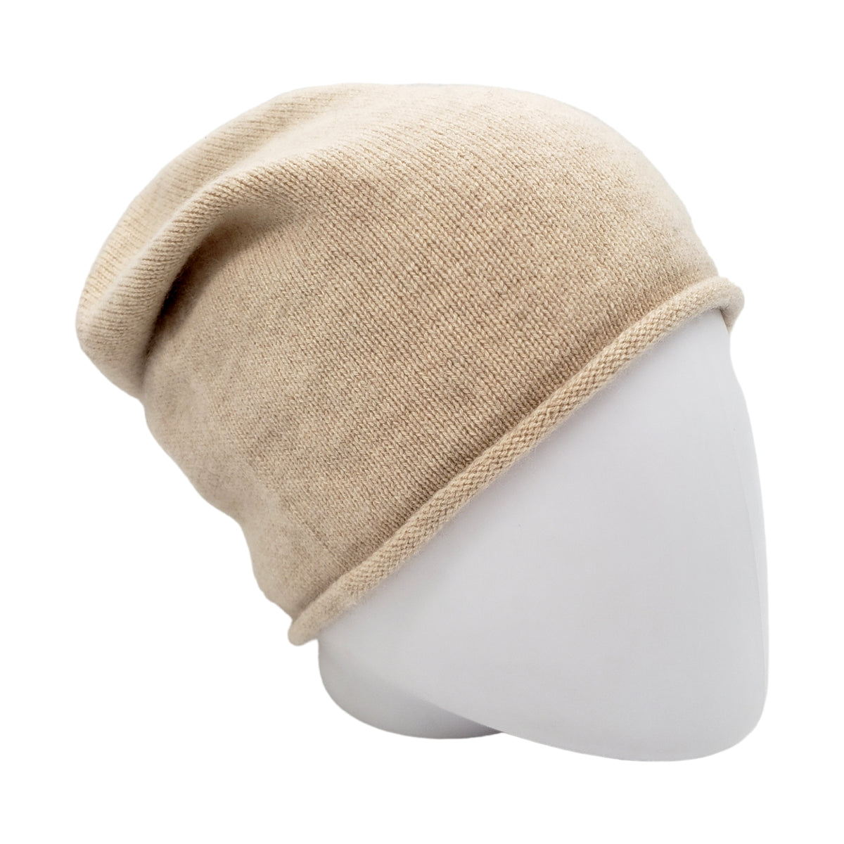 Hush Oatmeal Cashmere Beanie