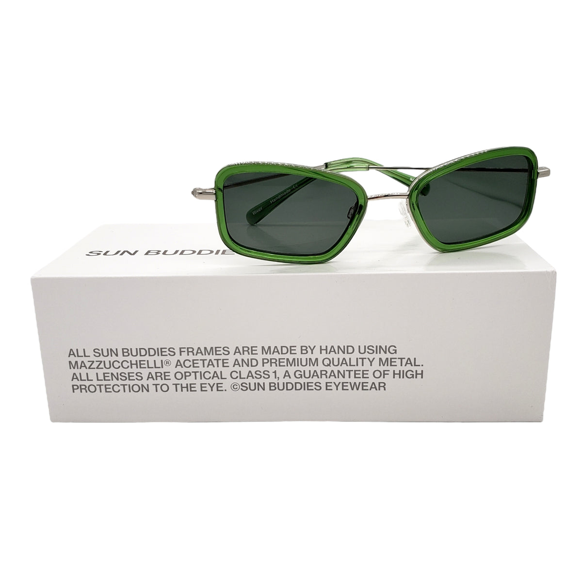 Sun Buddies River Style Green Sunglasses