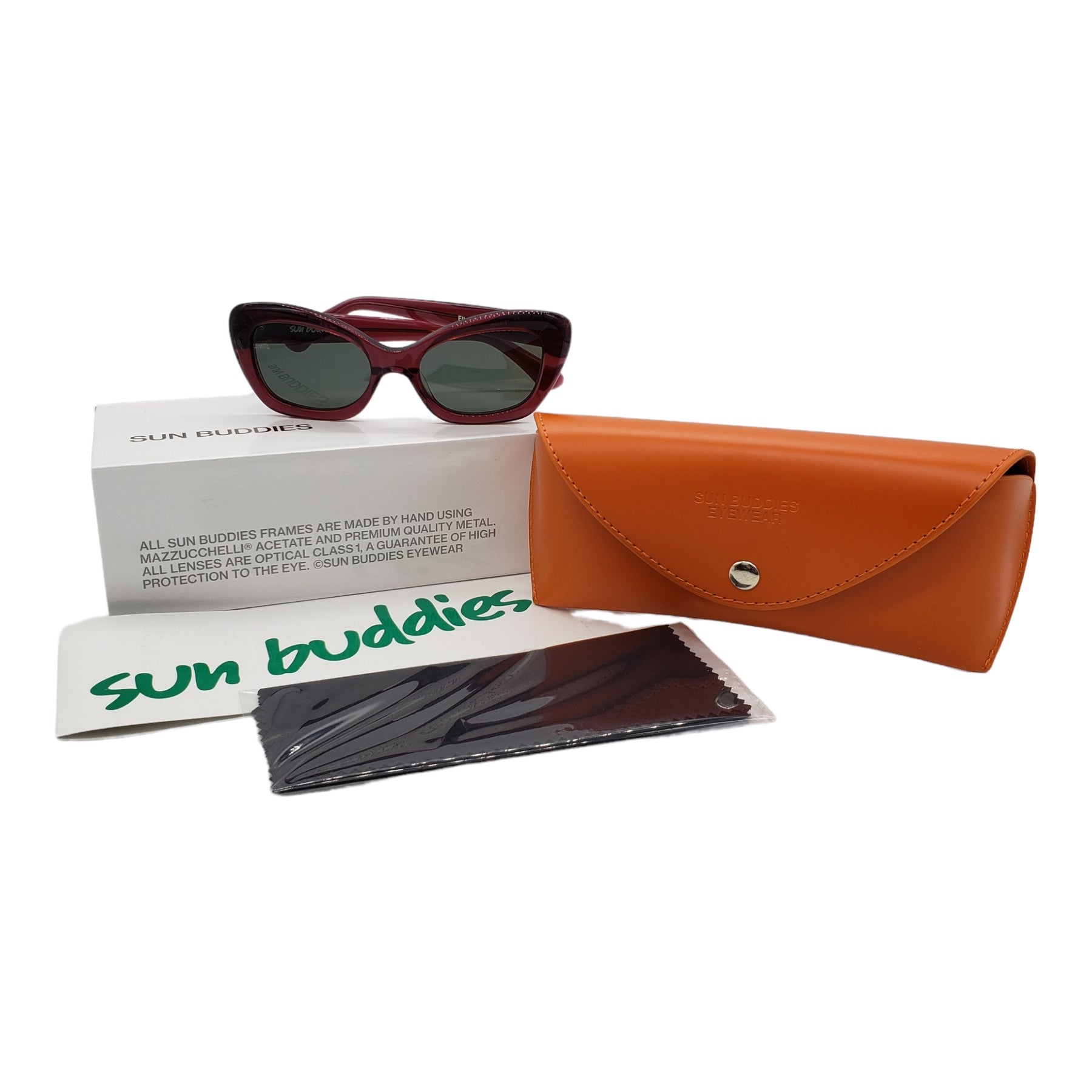 Sun Buddies Elton Style Raspberry Sunglasses