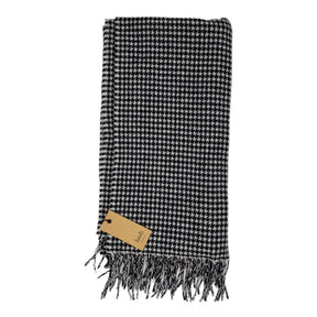 Hush Black/White Houndstooth Scarf