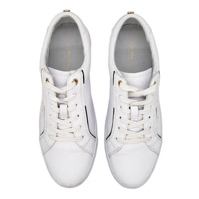 Tommy Hilfiger White Leather Signature Trainer