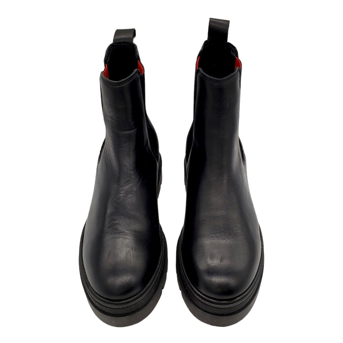 Tommy Hilfiger Black Chunky Chelsea Boots