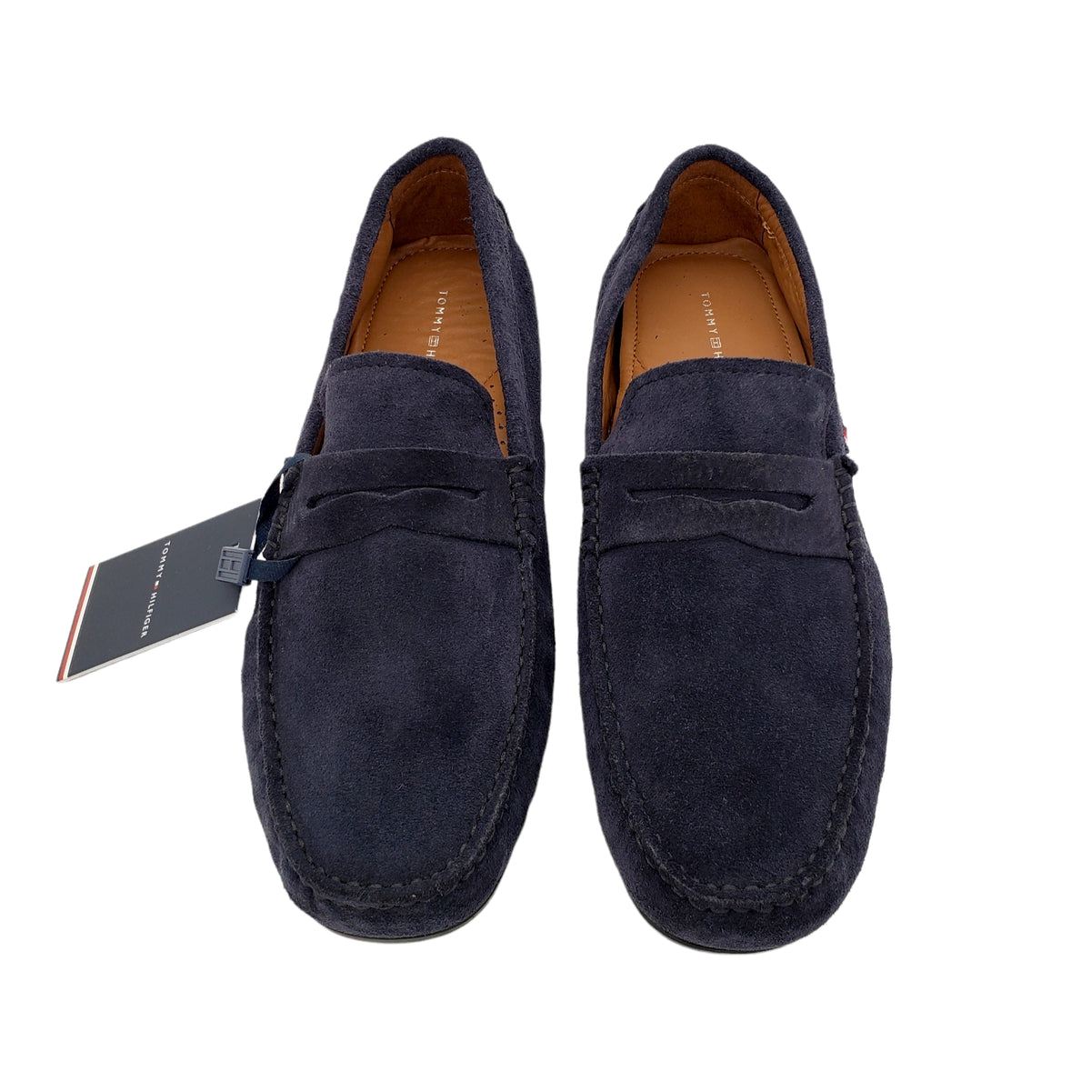 Tommy Hilfiger Navy Suede Driving Shoes