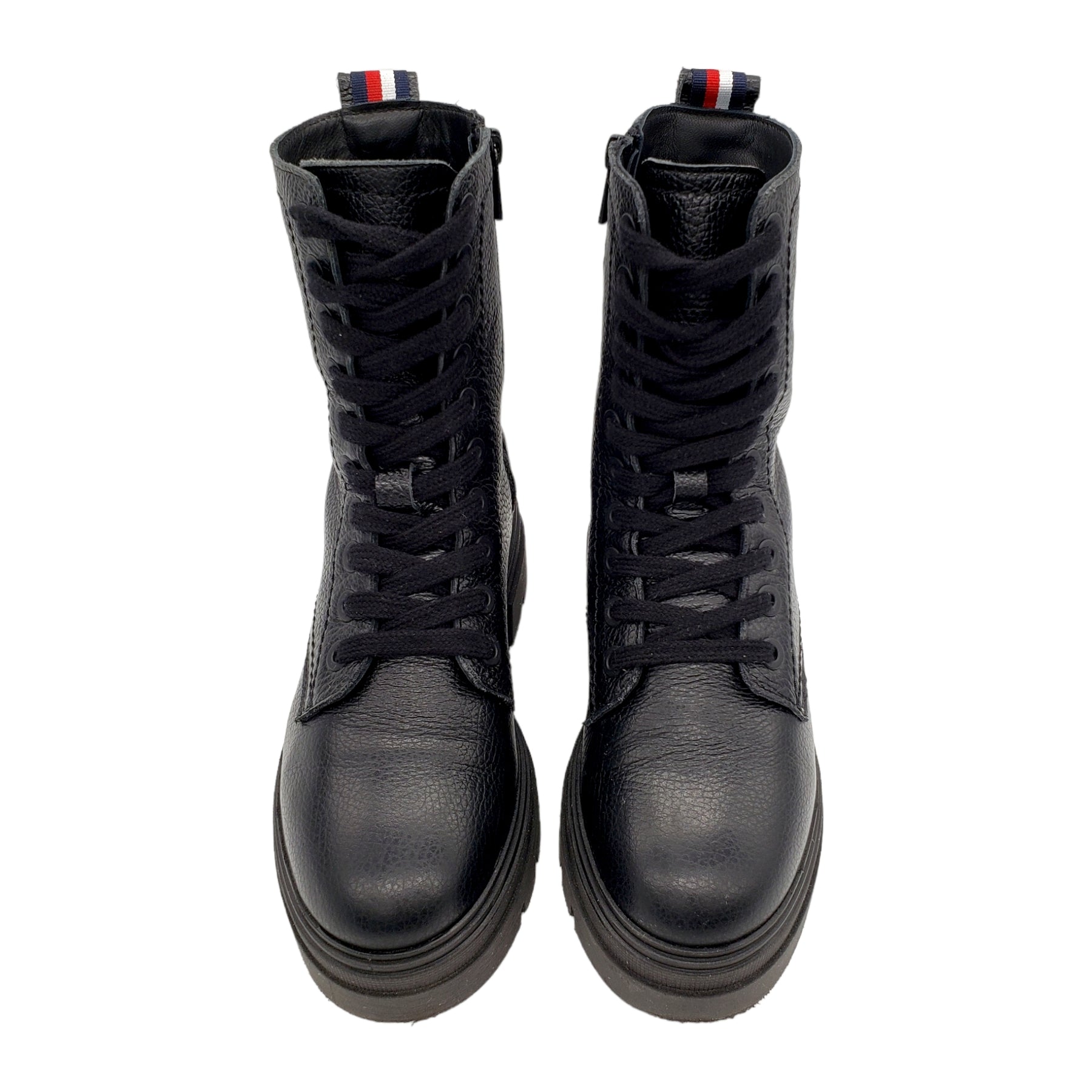 Tommy hilfiger black sale big flag sparkle boots