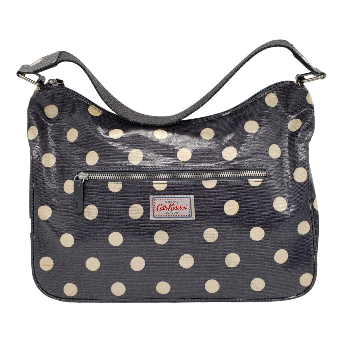 Cath Kidston Grey Spot Shoulder Bag Shop from Crisis Online