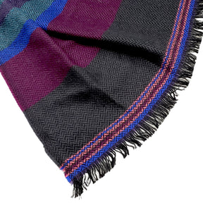 Paul Smith Green/Multi Herringbone Scarf