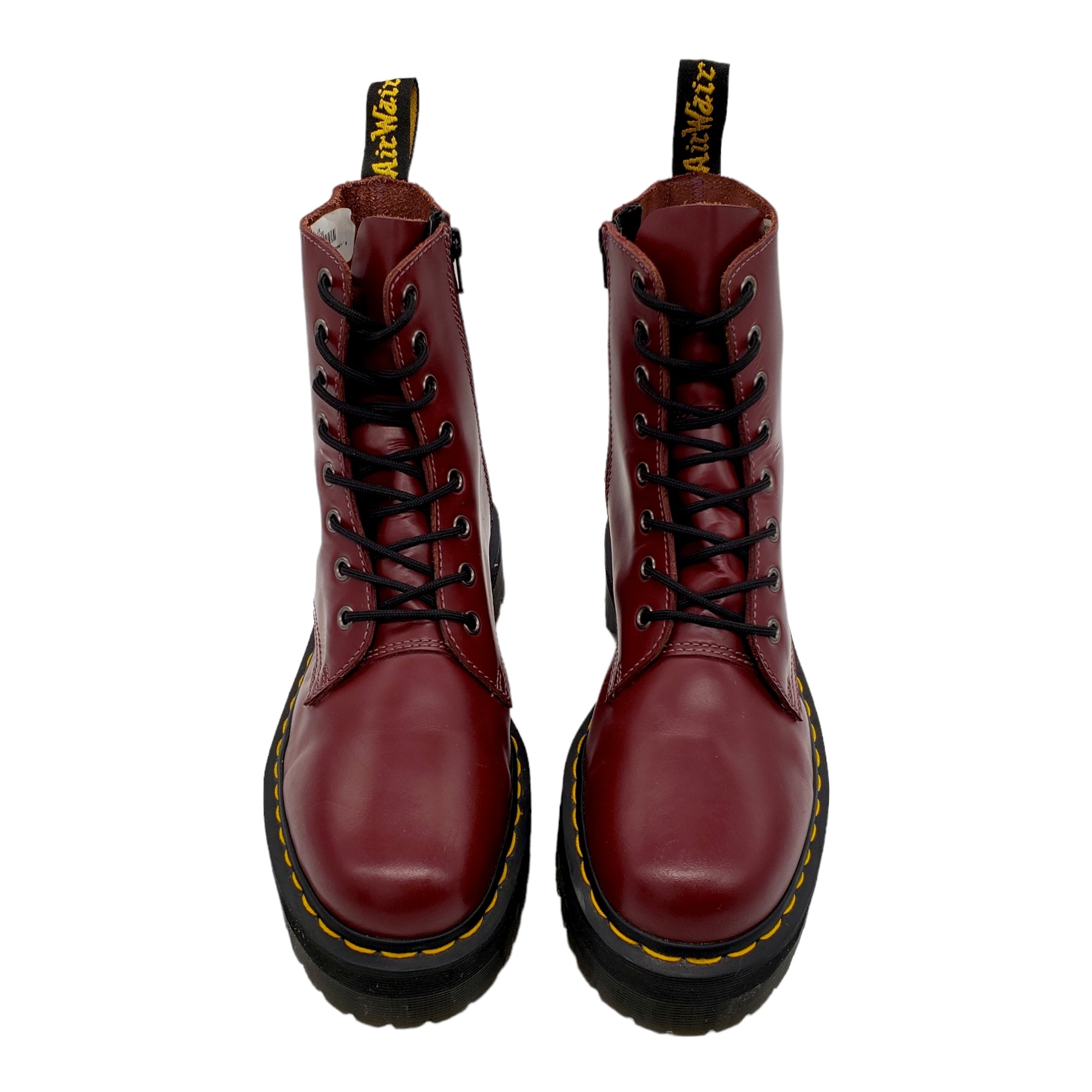 Dr. Martens Cherry Red 8 Holed Boots