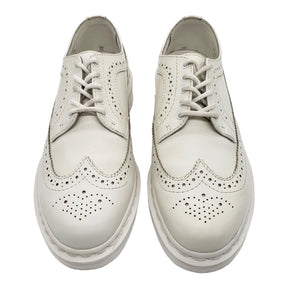 Dr. Martens White Brogue Shoes