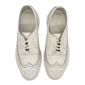 Dr. Martens White Brogue Shoes