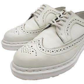 Dr. Martens White Brogue Shoes