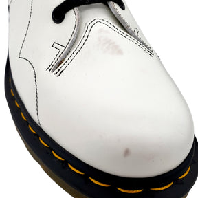 Dr. Martens White Ankle Boots