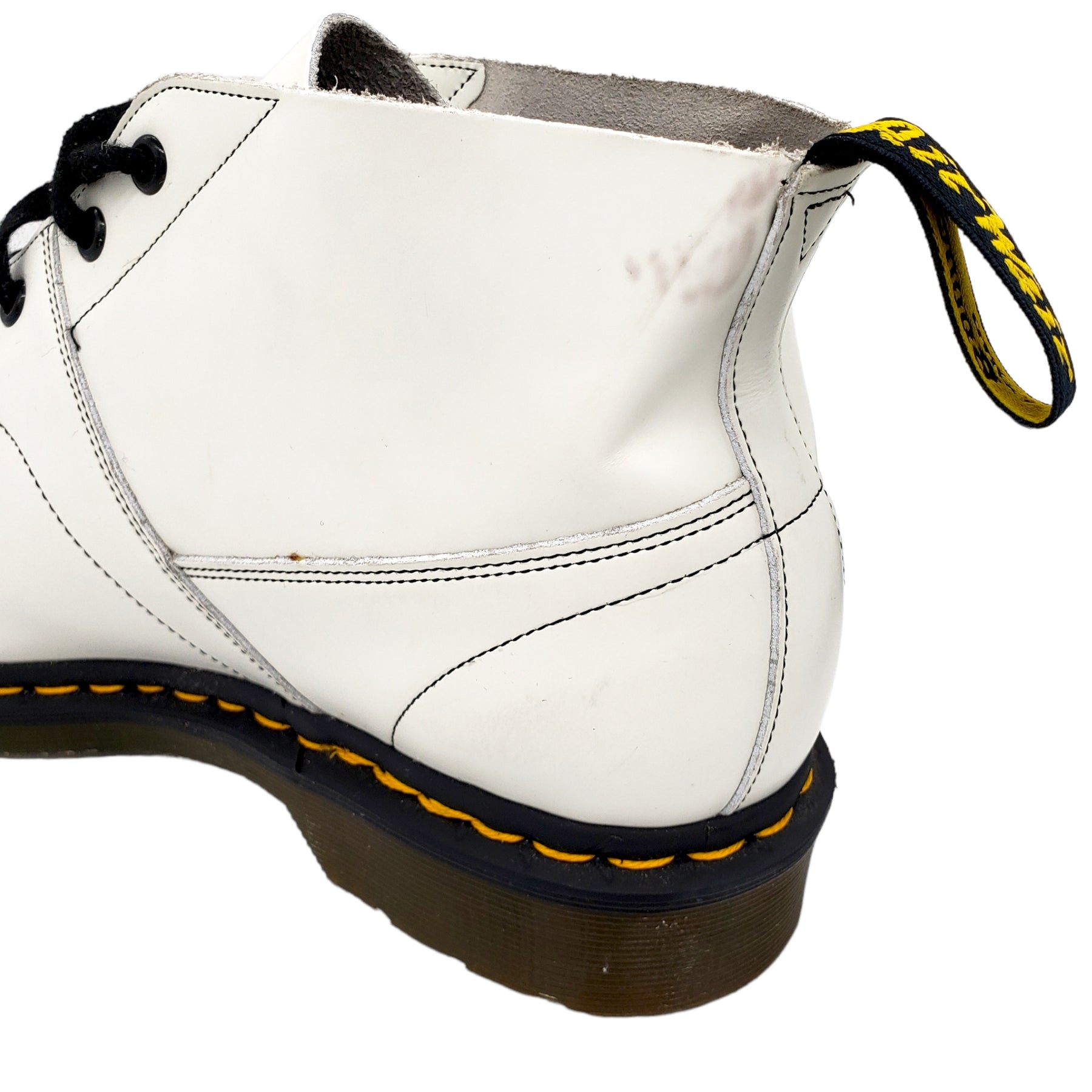 Dr. Martens White Ankle Boots