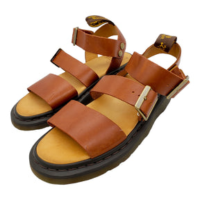 Dr. Martens Cognac  Wide Strap Sandals