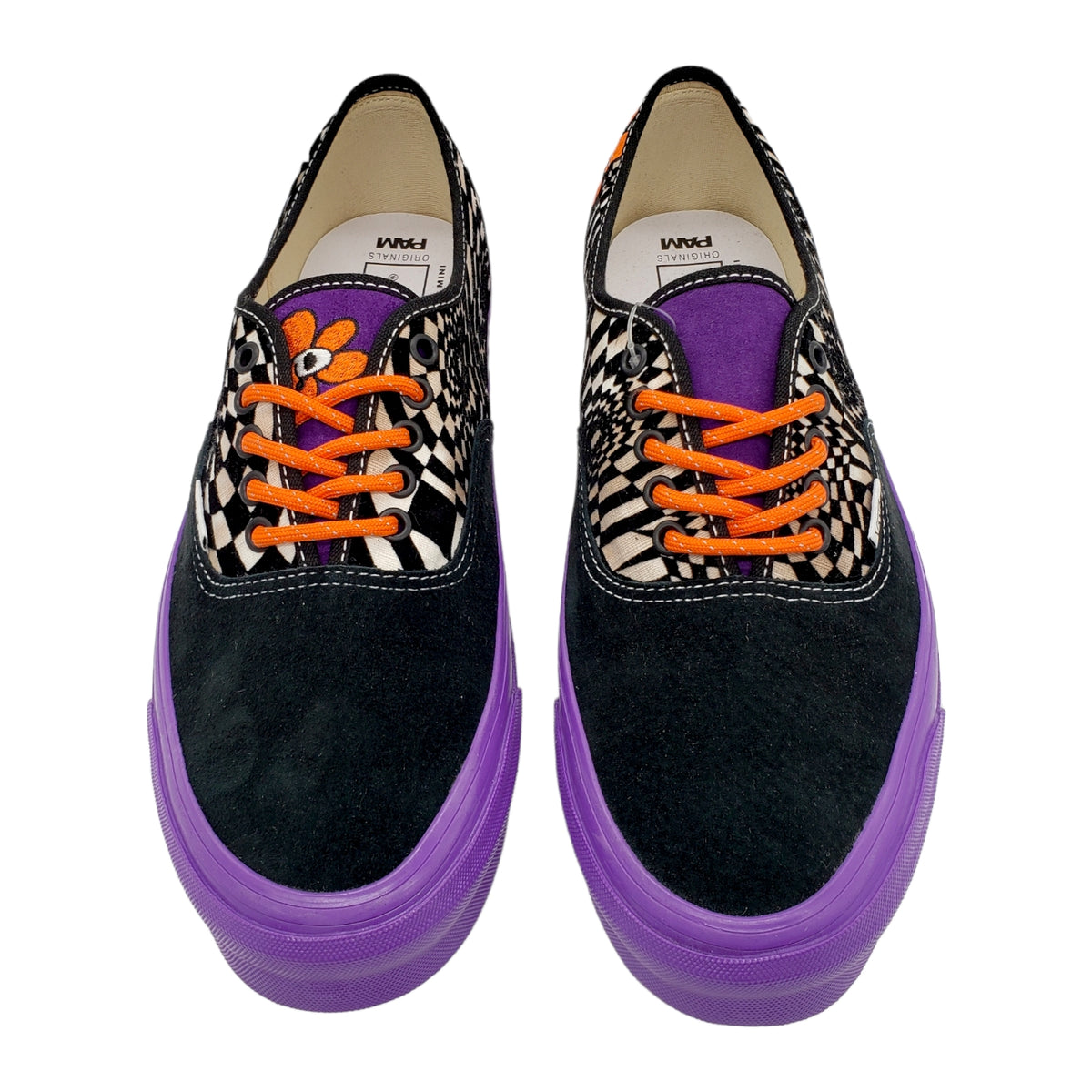 Vans x PAM Black and Purple Suede Trainers
