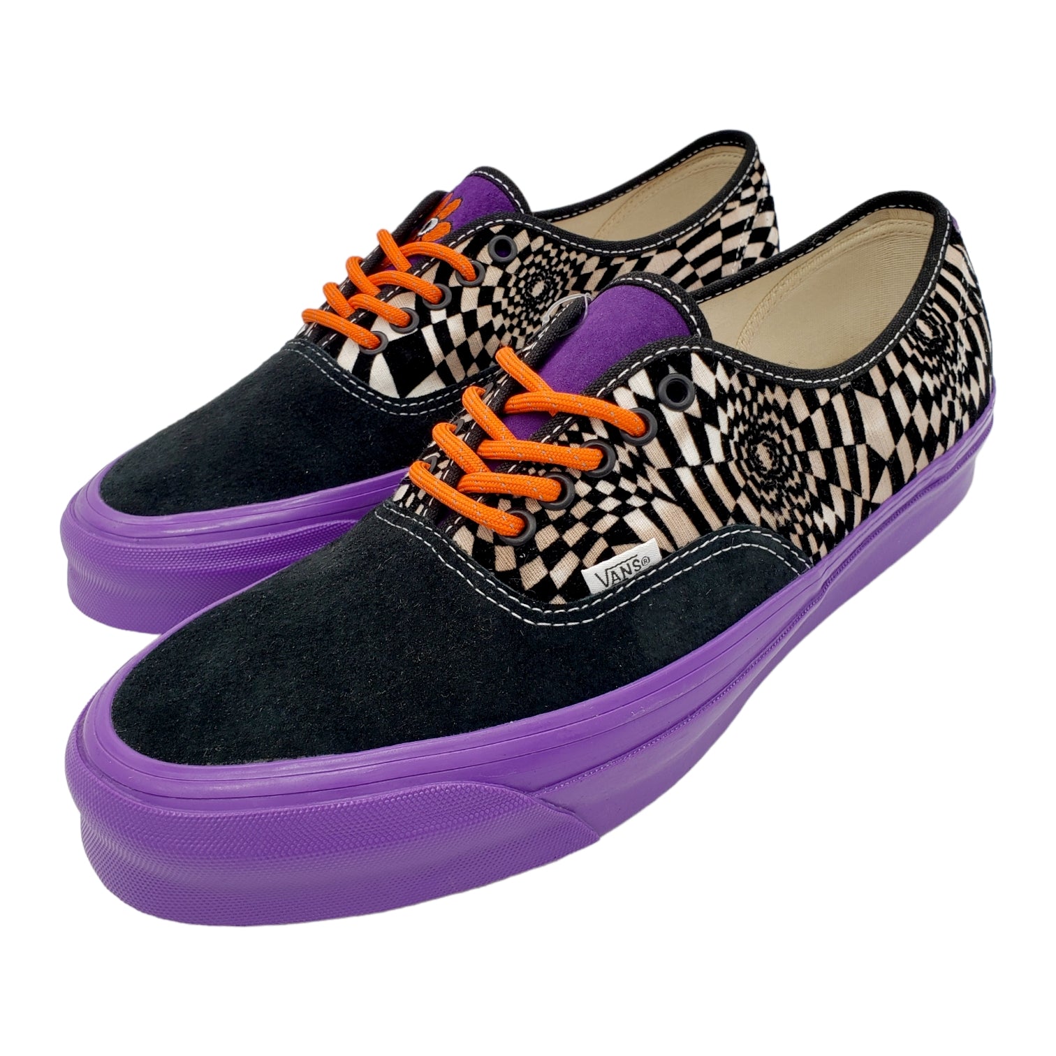 Vans x PAM Black and Purple Suede Trainers