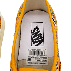 Vans Yellow Floral Checked Board Trainers