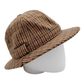 Fox Brown Check Foldable Stalker Hat