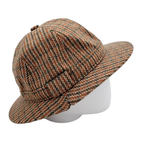 Fox Brown Check Foldable Stalker Hat