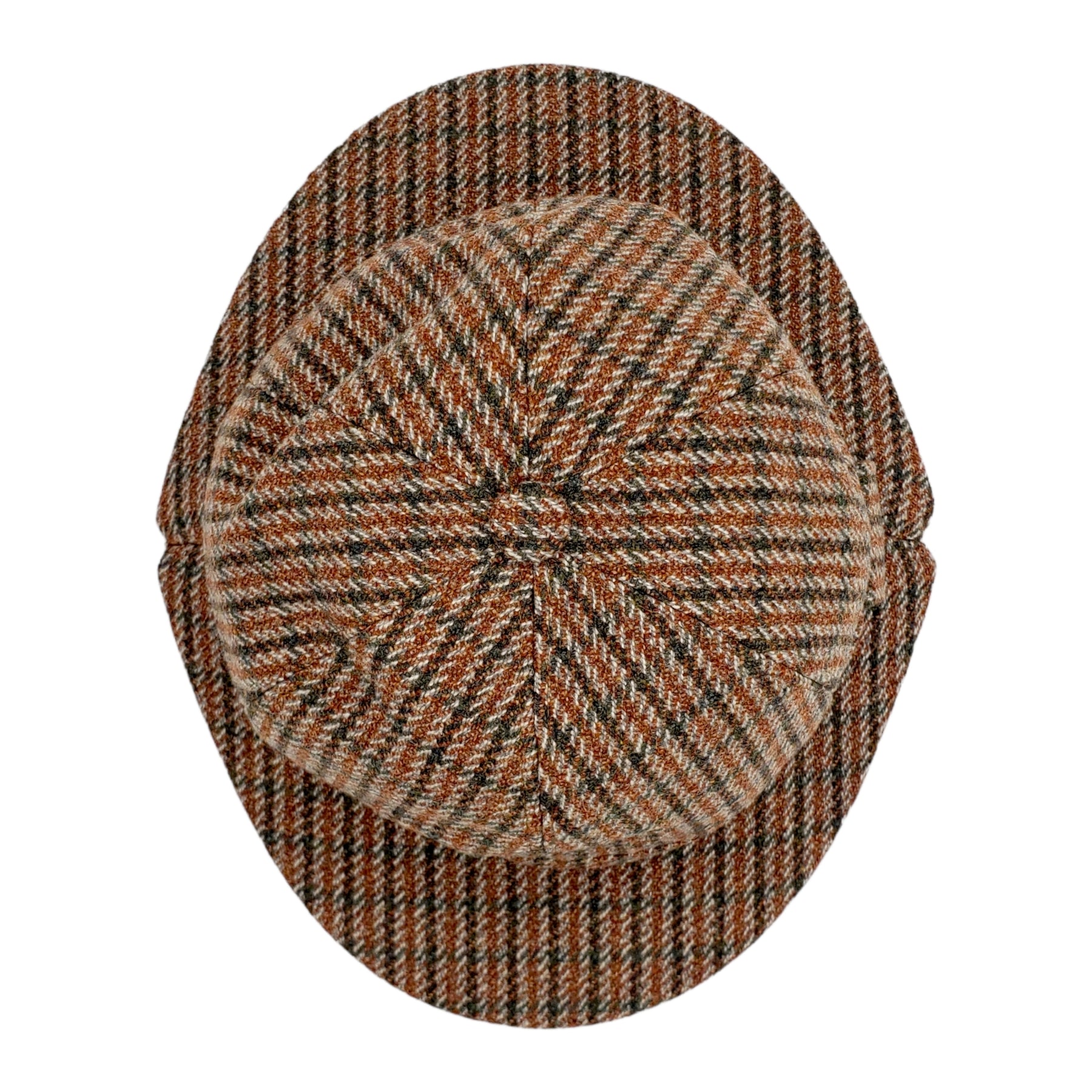 Fox Brown Check Foldable Stalker Hat