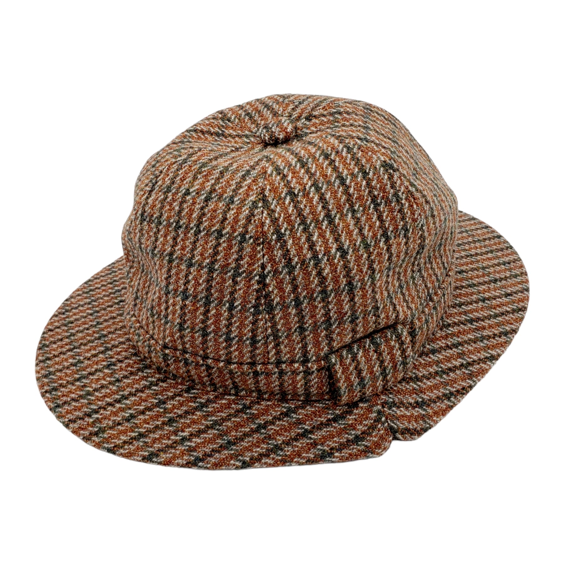 Fox Brown Check Foldable Stalker Hat