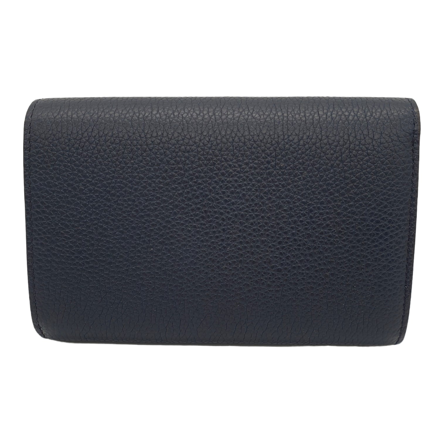 Mulberry Navy Continental Leather French Purse