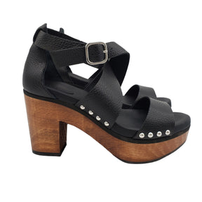 Hush Black Boswell Clogs