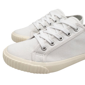 Hush White Henley Canvas Trainers