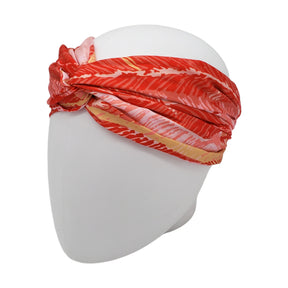 Hush Red Feather Print Head Band