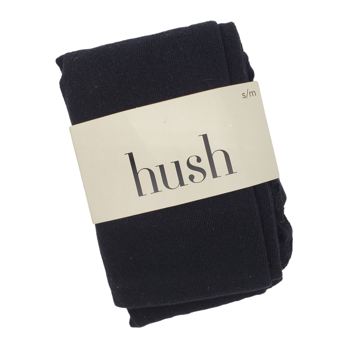 Hush Black Cotton Mix Tights