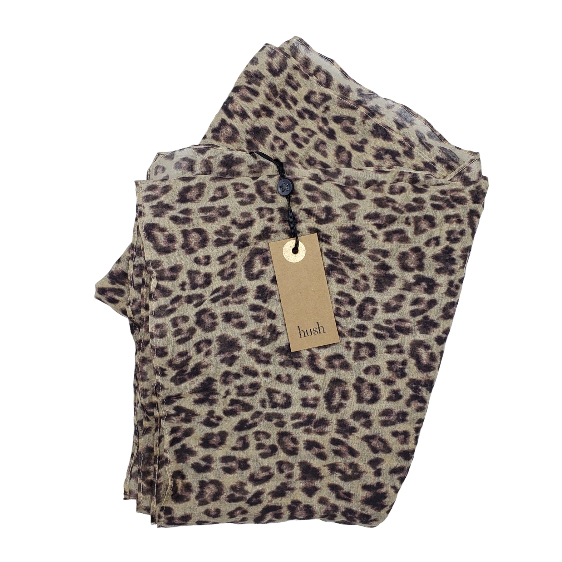 Hush Leopard Antonia Scarf