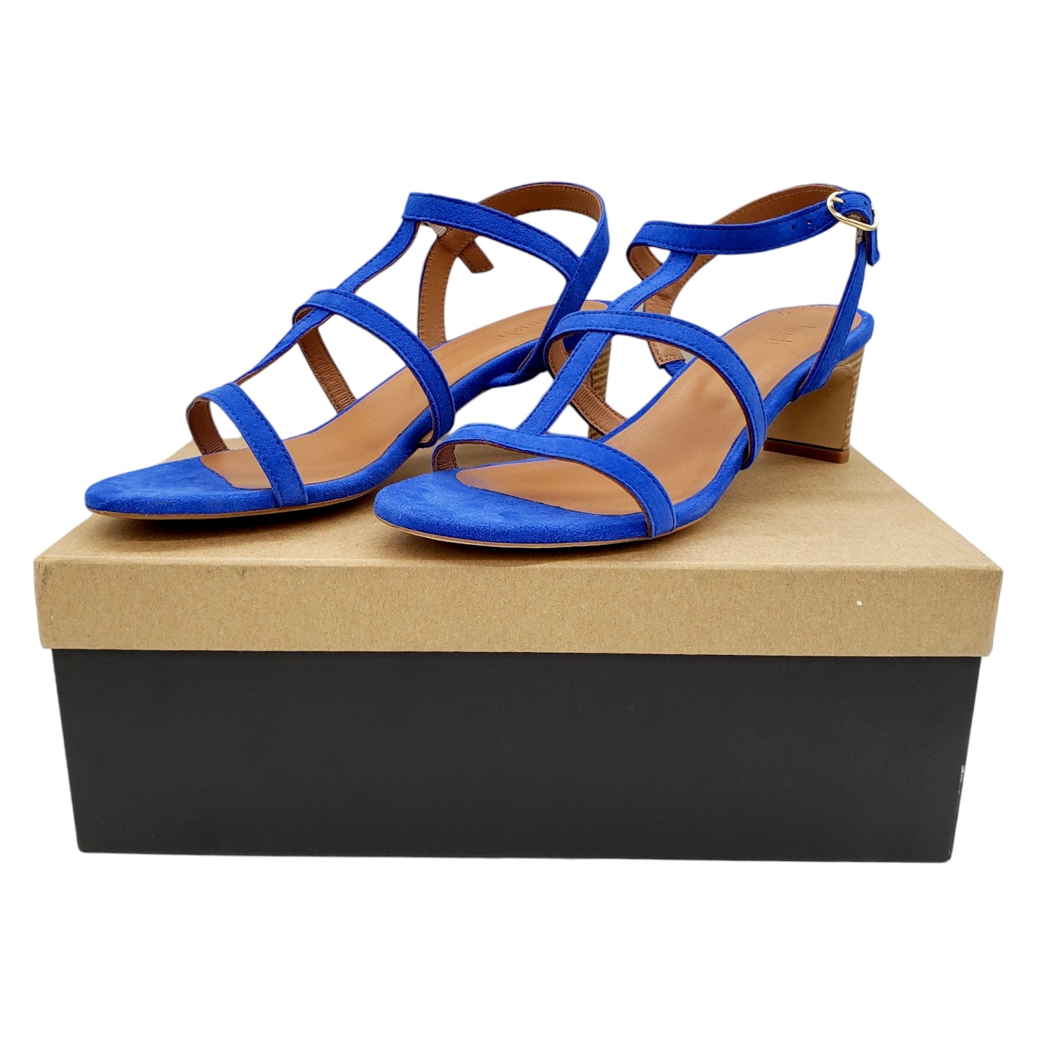 French hot sale blue sandals