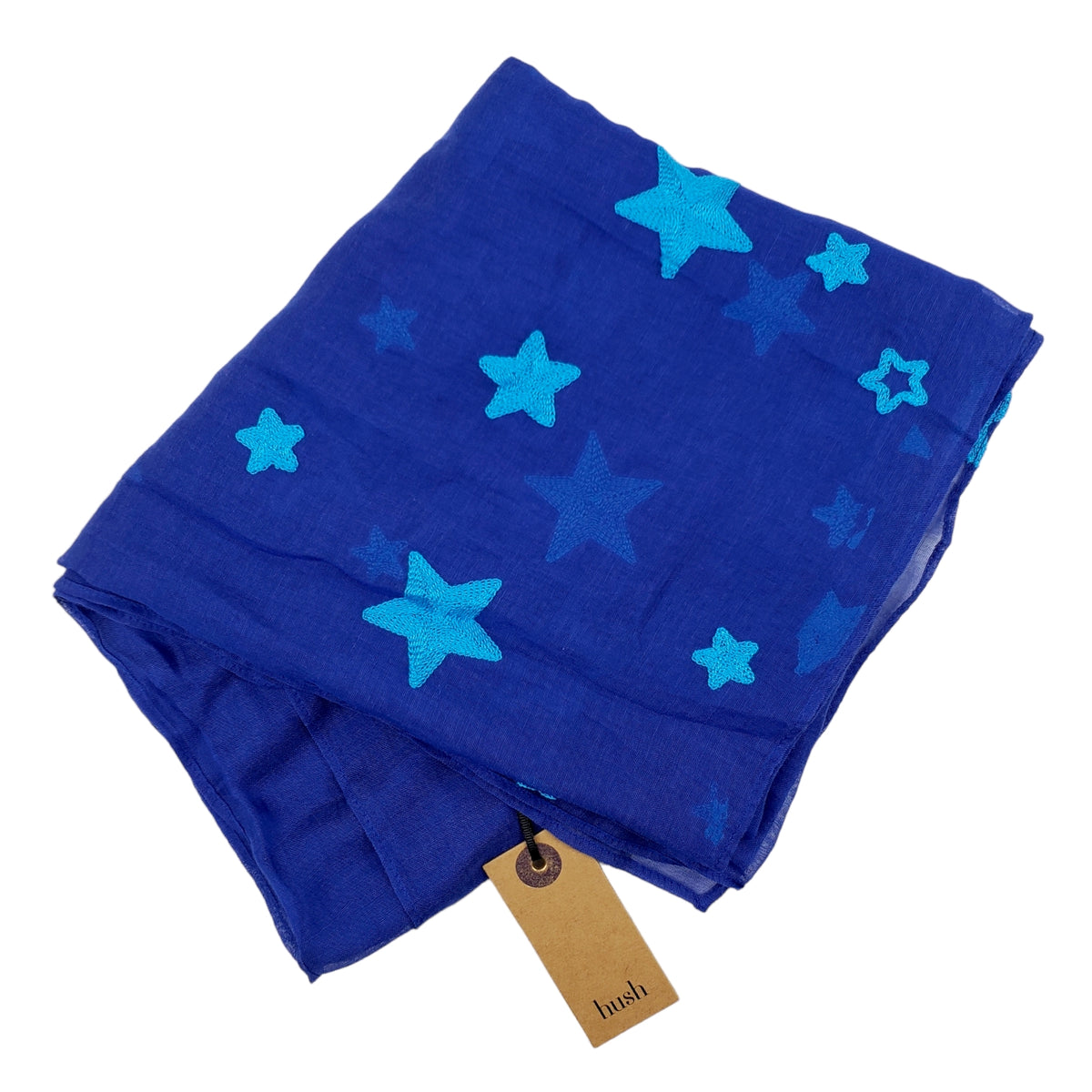 Hush Cobalt Star Fish Scarf