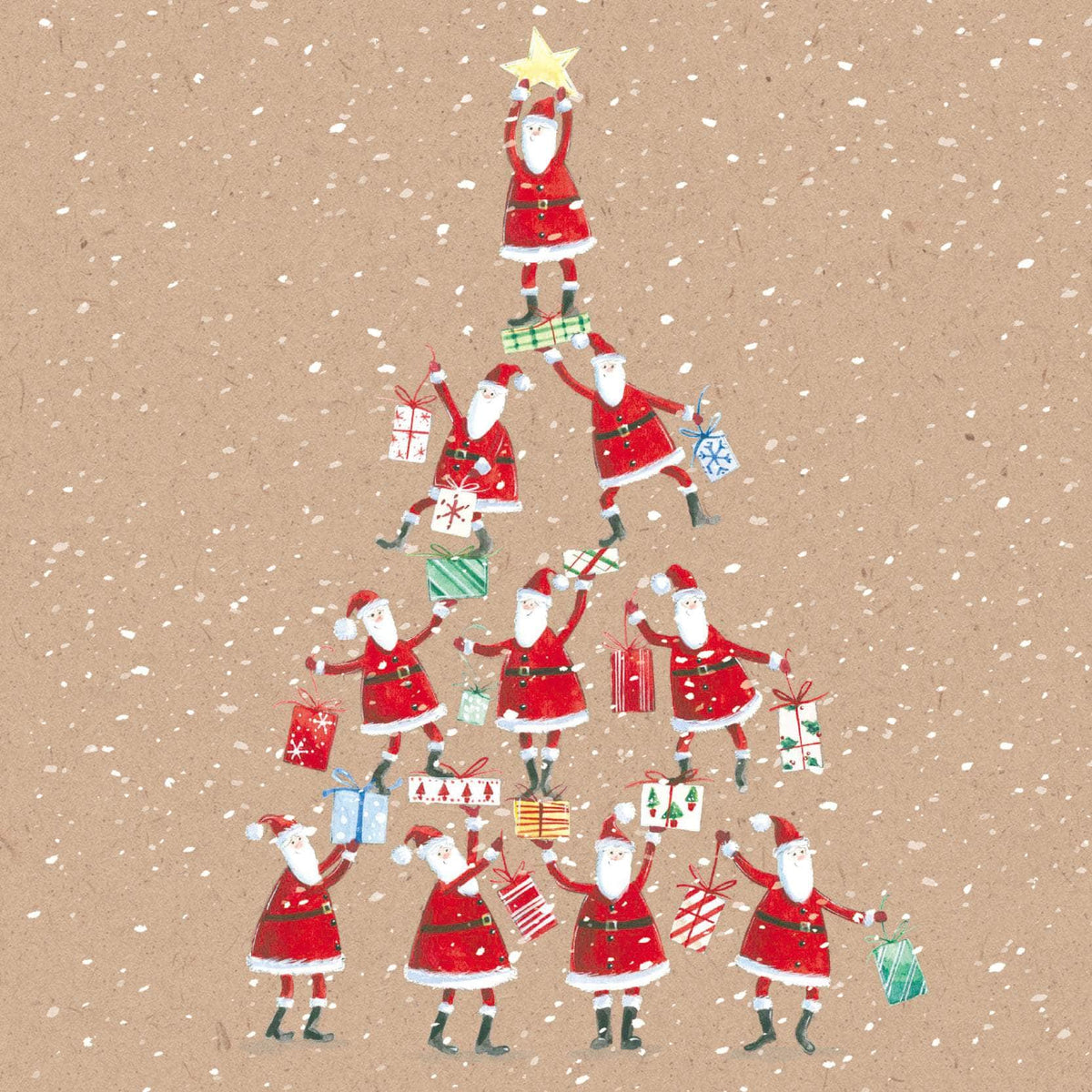 Santa Tower Christmas Cards - Pack of 10