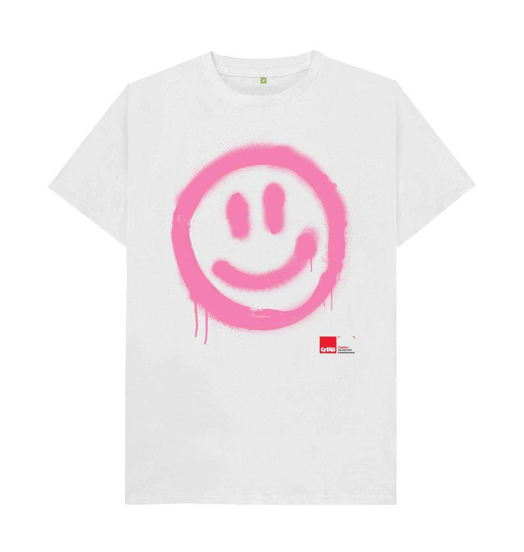 White Smiley Face T-shirt