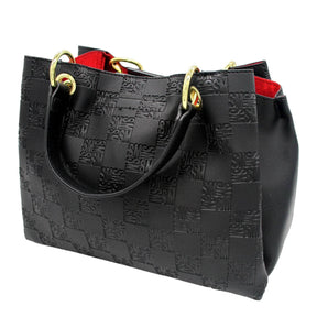 Steve Madden Black Embossed Handbag