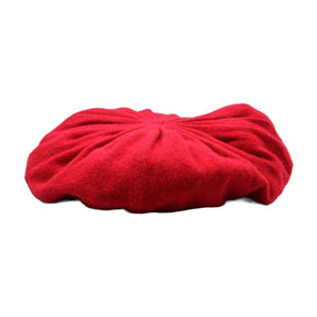 Laycuna Red Cashmere Beret