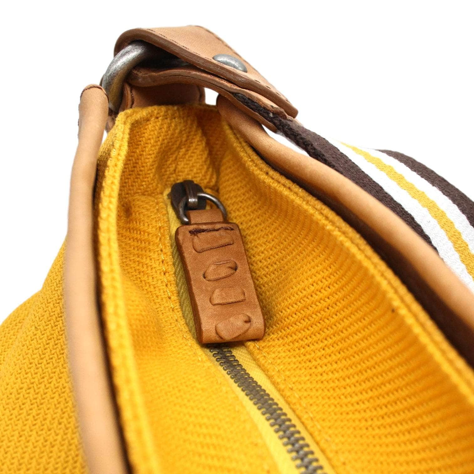 Timberland Yellow Canvas Cross Body Bag