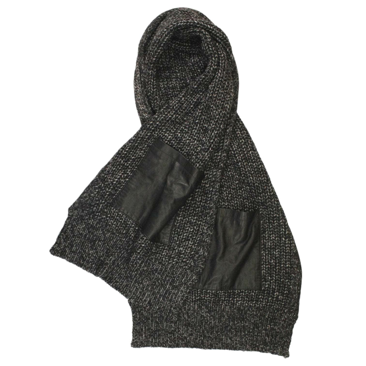 Alexander Wang Knit & Leather Scarf