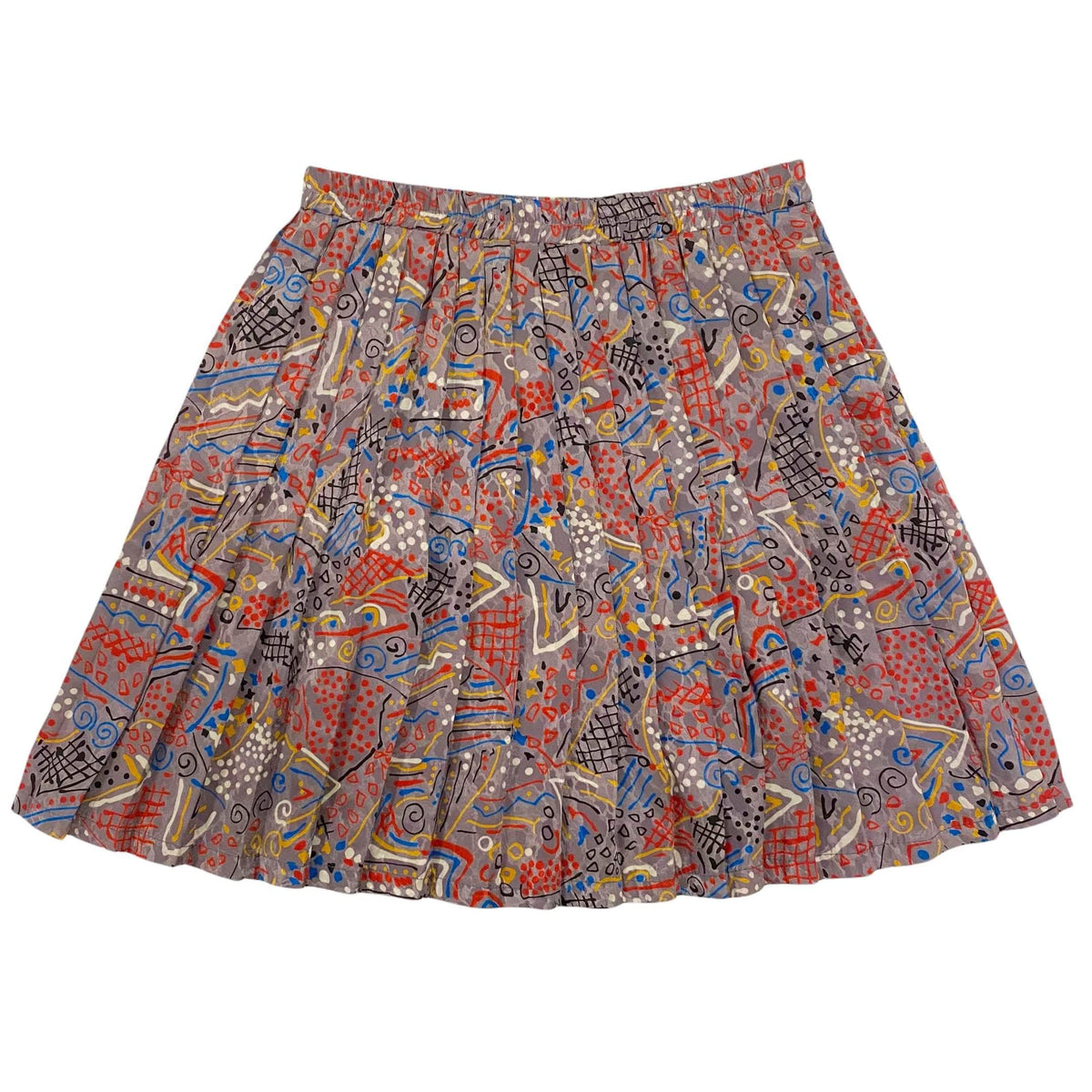 Vintage Toni Todd Grey Mini Pleated Skirt